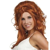 Dodatki do strojów karnawałowych - Boland Peruka party "Peggy Bundy", brązowa - miniaturka - grafika 1