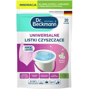 Listki czyszczące DR BECKMANN Magic Leaves Uniwersalne Spring Fresh (20 sztuk) - Inne artykuły czyszczące - miniaturka - grafika 1