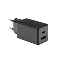 Ładowarki do telefonów - PATONA Premium Ładowarka GaN PD45W 1xUSB-C 1xUSB-A PD3.0 QC3.0 czarna - miniaturka - grafika 1