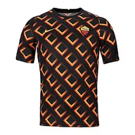 Koszulki męskie - Nike Męski T-shirt Roma M Nk Brt Top Ss Pm Czarny/złoty uniwersytet / (Uniwersytet złoty) (bez sklejki sponsora) M - miniaturka - grafika 1