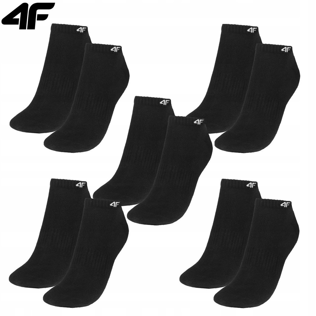 Stopki męskie lub damskie M.43/46 czarne 5 par