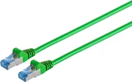 Kable miedziane - Kabel sieciowy patch S/CONN o maksymalnej łączności, kat. 6A, S/FTP, PIMF, bezhalogenowy, GHMT-CERTIFIED, zielony, 1,5 m (75711-A1.5G) - miniaturka - grafika 1