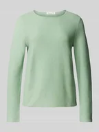 Swetry damskie - Sweter z dzianiny o kroju regular fit z miękkiej bawełny - miniaturka - grafika 1