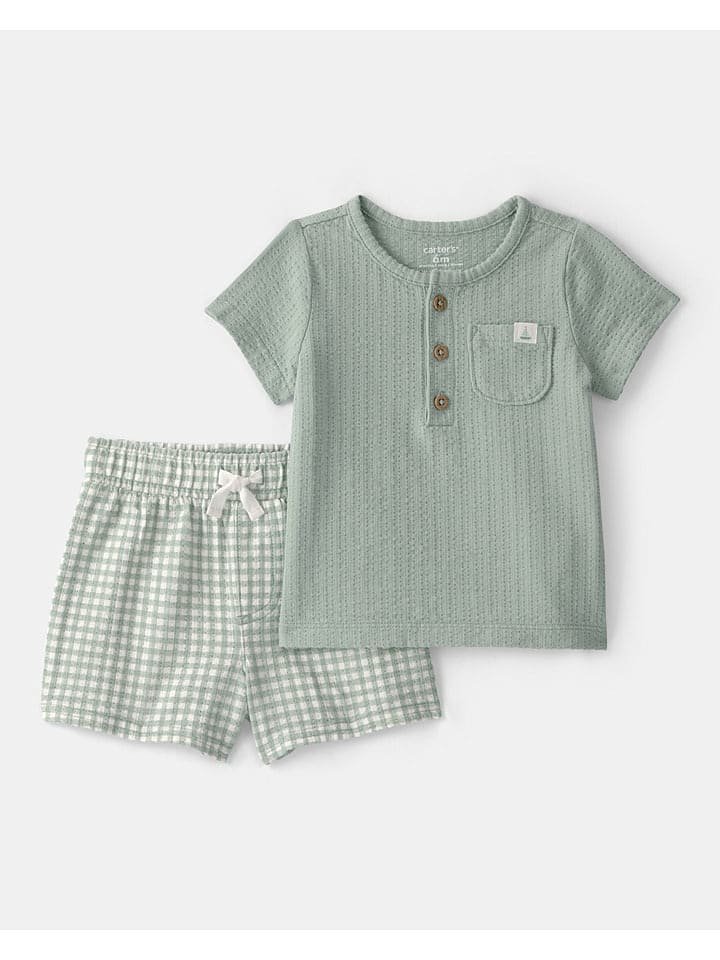 carter's 2-częściowy zestaw w kolorze khaki