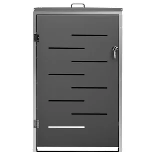 FENIKS vidaXL Osłona na 1 69x77,5x115 cm stal nierdzewna 149566 - Kosze na śmieci - miniaturka - grafika 8