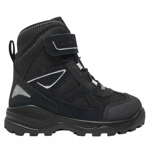 ECCO CZARNE ŚNIEGOWCE DZIECIĘCE ZE SKÓRĄ ZA KOSTKĘ 31 T6A