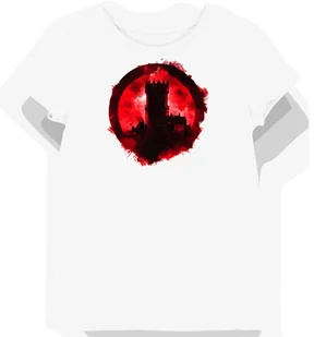 Koszulka damska biała z nadrukiem średniowiecznej wieży oblężniczej L - Koszulki i topy damskie Koszulka damska biała z nadrukiem średniowiecznej wieży oblężniczej L - Koszulki i topy damskie - miniaturka - grafika 1