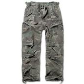 Odzież trekkingowa męska - Spodnie bushcraft męskie Brandit M65 Vintage Woodland - miniaturka - grafika 1