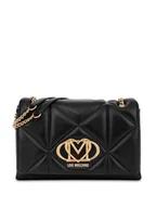 Torebki damskie - Love Moschino JC4041PP1MLC0000, damska torba na ramię, czarna, wyjątkowa, Czarny, Taglia unica - miniaturka - grafika 1