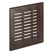 Kratki wentylacyjne - EQUATION Kratka wentylacyjna Z ŻALUZJĄ 14 x 14 cm brąz - miniaturka - grafika 1