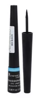 Eyelinery - Rimmel London London Exaggerate Eye Liner Waterproof 2,5ml W Eyeliner 003 Black 31139 - miniaturka - grafika 1