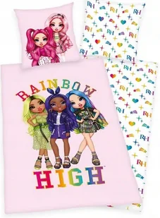 Komplet pościeli Rainbow Lalki 140x200 Pościel bawełniana dziecięca Lalka - Pościel dla dzieci - miniaturka - grafika 1