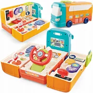 Zabawki zdalnie sterowane - 2 x MUZYCZNY AUTOBUS SZKOLNY ROZKŁADANY DŹWIĘK ŚWIATŁO - miniaturka - grafika 1