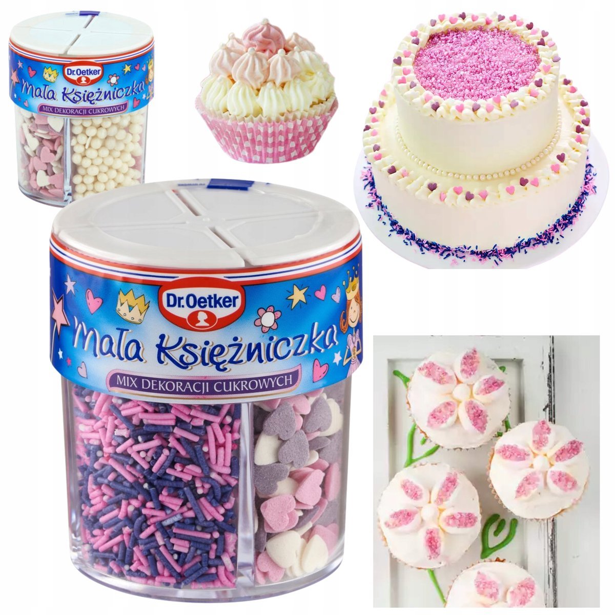 DR OETKER DEKOR POSYPKA MAŁA KSIĘŻNICZKA 78G