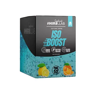 HIRO.LAB Iso Boost - 25x 25g - Lemon - Węglowodany - Węglowodany - miniaturka - grafika 2