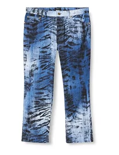 Spodnie damskie - Just Cavalli Damskie spodnie z 5 kieszeniami dżinsów, indygo 470s, 28 - grafika 1