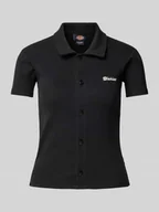 Koszulki i topy damskie - T-shirt z listwą guzikową model ‘TALLASSE’ - miniaturka - grafika 1