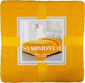 Narzuty - Narzuta na łóżko, pikowana, nowoczesna Symphony II 200x220cm żółta - miniaturka - grafika 1