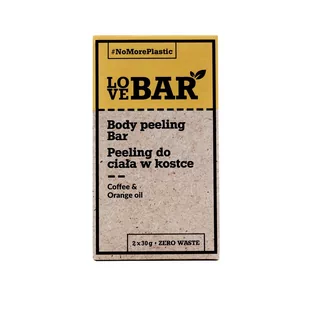 Love Bar peeling Kawa Pomarańczowy Olejek 2x30g - Peelingi do ciała - miniaturka - grafika 1