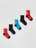 Skarpetki dla dzieci - Reserved - Skarpetki Hot Wheels 5 pack - biały - miniaturka - grafika 1