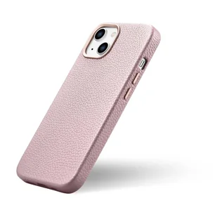 iCarer Litchi Premium Leather Case skórzane etui iPhone 14 magnetyczne z MagSafe różowy (WMI14220709-PK) - Etui i futerały do telefonów - miniaturka - grafika 9