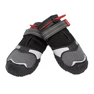 Skarpetki dla dzieci - Kurgo Blaze Cross buty - ochraniacze na każdą porę roku - wodoodporne, odblaskowe, antypoślizgowe - 2 buty w zestawie - czerwone/czarne - M - miniaturka - grafika 1