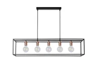 Lampy sufitowe - Lucide 08424/05/30 - Lampa wisząca ARTHUR 5xE27/60W/230V - miniaturka - grafika 1