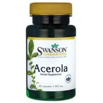 SWANSON Acerola 500mg - (60 kap) - Witaminy i minerały dla sportowców - miniaturka - grafika 2