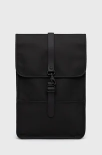 Rains Plecak 12800 Backpack Mini kolor czarny duży gładki - Plecaki - miniaturka - grafika 1