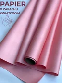 Folia, papier śniadaniowy, serwetki - Folia florystyczna do pakowania satynowy 50cmX9m Pudrowy - miniaturka - grafika 1