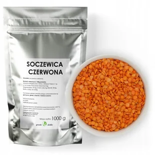 Soczewica Czerwona Zdrowa Dieta 1Kg - Ziarna i nasiona roślin strączkowych - miniaturka - grafika 1