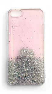 Wozinsky Star Glitter błyszczące etui pokrowiec z brokatem iPhone 12 6,7'' różowy - Różowy - Etui i futerały do telefonów - miniaturka - grafika 1
