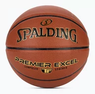 Koszykówka - Piłka do koszykówki Spalding Premier Excel pomarańczowy rozmiar 7 - miniaturka - grafika 1