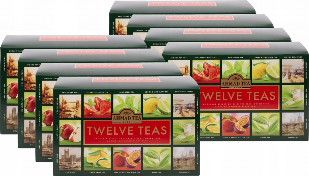 Zestaw herbat 12 smaków Ahmad Tea 60 szt x10