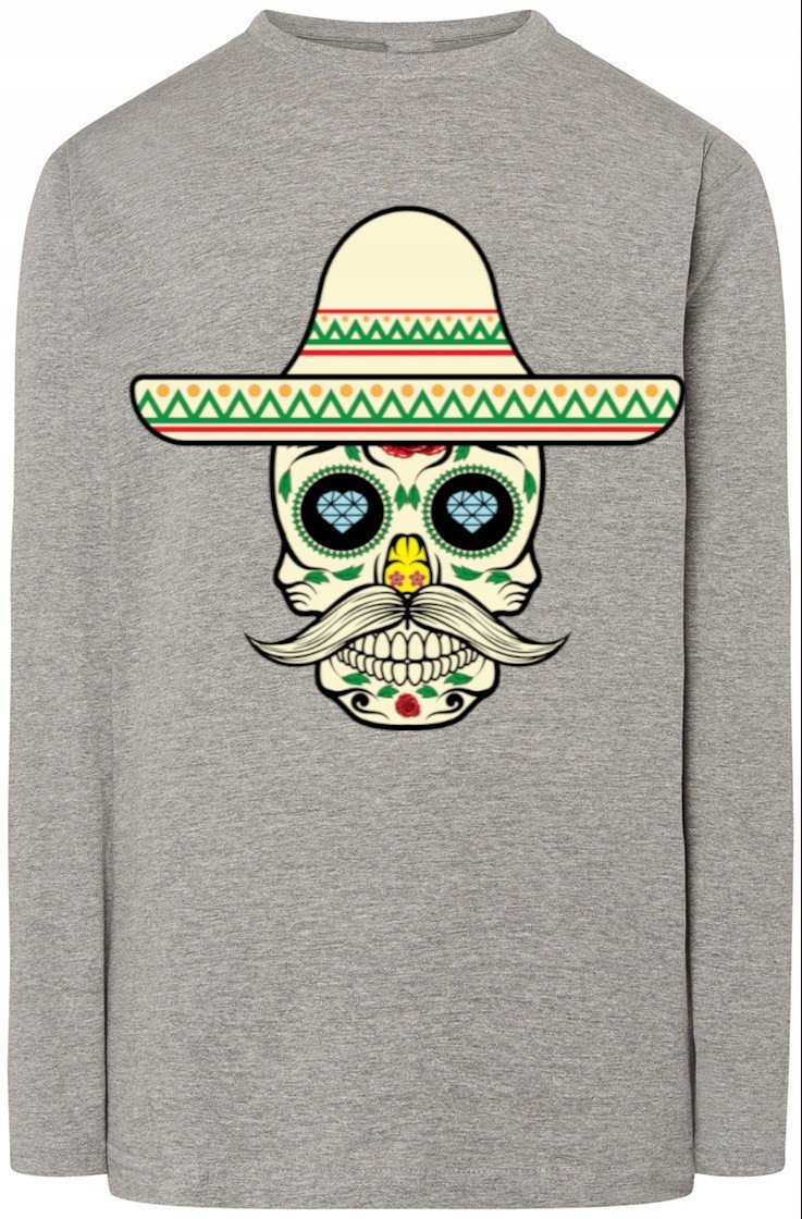 Meksykańska Czaszka bluza Longsleeve Rozm.L
