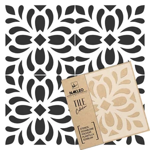 Nakleo szablon malarski // płytki - kafelki // MAGROS - 30x30cm - Szablony malarskie - miniaturka - grafika 2