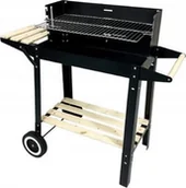 Grille - Kontrast Grill ogrodowy węglowy z półkami na kółkach - miniaturka - grafika 1