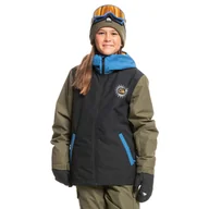 Kurtki narciarskie - Dziecięca Kurtka ocieplana QUIKSILVER IN THE HOOD JK B SNJT KVJ0 EQBTJ03154-KVJ0 – Czarny - miniaturka - grafika 1