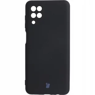 Bizon Etui Case Silicone Galaxy A12 / M12 czarne BCSGALM12BK - Etui i futerały do telefonów - miniaturka - grafika 1