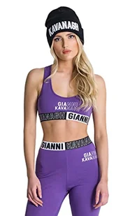 Gianni Kavanagh Purple Edge Crop Top T-Shirt Damski, Fioletowy, M - Koszulki i topy damskie - miniaturka - grafika 1