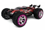 Zabawki zdalnie sterowane - NQD Land Buster 1:12 Monster Truck RTR nadajnik 2.4GHz akumulator LiIon 1500mAh) 4WD12B-RED - miniaturka - grafika 1