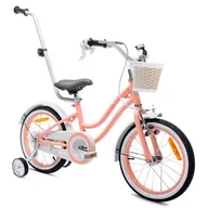 Rowery - Sun Baby Heart Bike 16 cali dla dziewczynki Morelowy 2023 - miniaturka - grafika 1