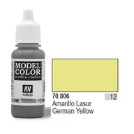 Akcesoria i części modelarskie - Vallejo Farba Nr12 Lazur Yellow 17ml 441672 - miniaturka - grafika 1