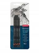 Kredki, ołówki, pastele i pisaki - DERWENT BLISTER OŁÓWKÓW GRAPHIC - 4 sztuki - miniaturka - grafika 1