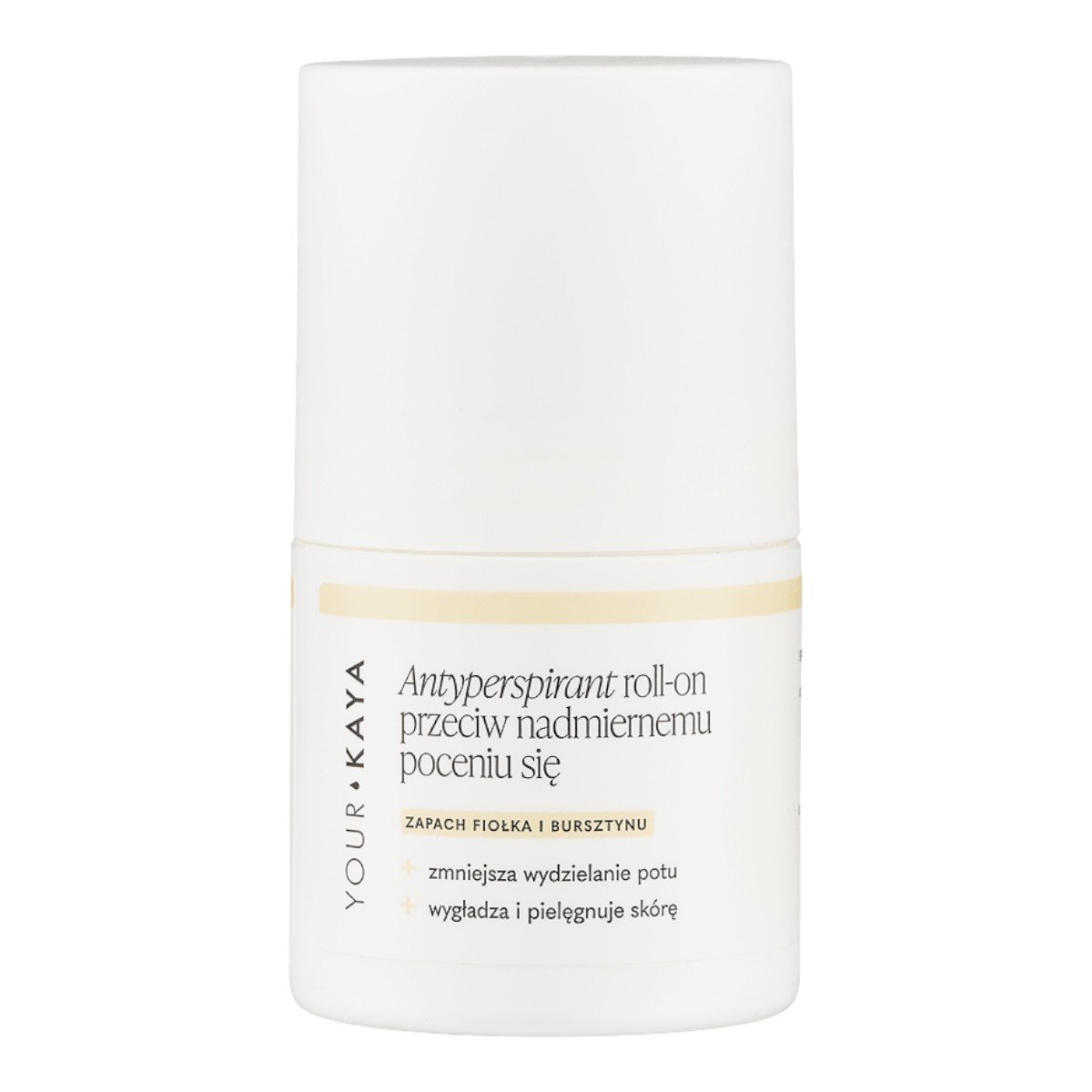 Your KAYA Antyperspirant roll-on przeciw nadmiernemu poceniu się, Fiołek i Bursztyn
