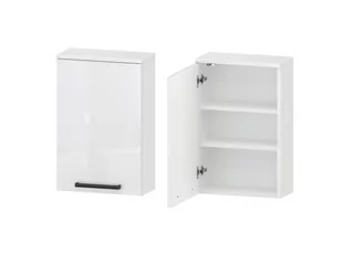 Szafka Łazienkowa Athos 45 D L - Uchwyt Czarny Mat - Szafki łazienkowe - miniaturka - grafika 1