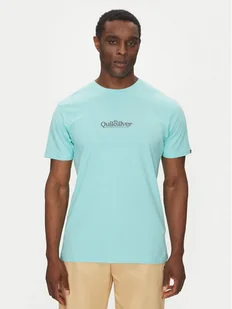 Quiksilver T-Shirt EQYZT08062 Niebieski Regular Fit - Koszulki męskie - miniaturka - grafika 1