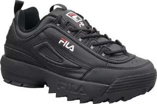 Buty sportowe męskie - Fila DISRUPTOR LOW 101026212V czarny - grafika 1