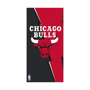 Ręcznik kąpielowy frotte NBA Chicago Bulls, 70 x 140 cm - Okrycia kąpielowe dla dzieci - miniaturka - grafika 1