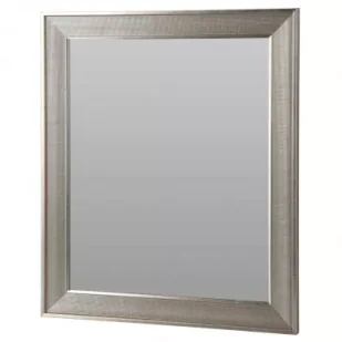 H&S Decoration Lustro srebrne w ozdobnej ramie 50x60 cm - Lustra - miniaturka - grafika 1